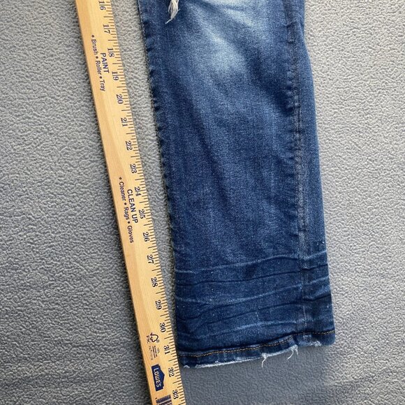 AHP Another Hype Piece Jean Men 32 Bleach/Acid Wash Distressed Hip Hop,Stretch - Picture 6 of 16